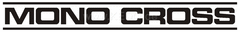 Kedo Decal 'MONO CROSS' Black, 216x25mm, design Following the colored models of Yamaha, 1 piece | 80104S