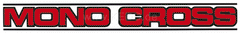 Kedo Decal 'MONO CROSS' Red, 272x31mm 1 Piece | 80105R