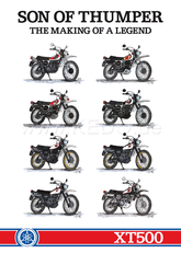 Kedo 40 Years XT500 Posters 'Son of Thumper', size 50x70cm, upright format, 4c Digital Print On High Gloss Paper | 80116