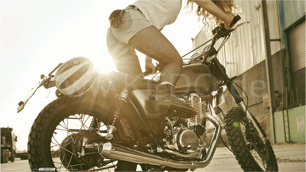 Kedo Onno's Garage Posters Subject 2 'Kick Start', size approx. 76x46cm (horizontal format), 4c digital Glossy Print | 80126