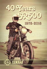 Kedo SR500 Posters '40 Years SR500 ', size approx. 48x70cm (portrait format), 4c digital print on paper posters HQ | 80168
