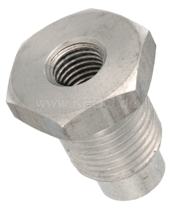 Kedo Cylinder Head Aluminum adapter (fits Banjo Screw M8x1), 1 Piece | 90105