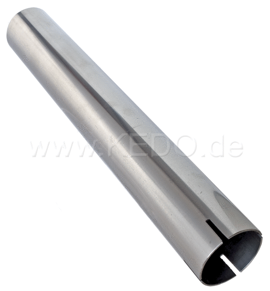 Kedo Header Pipe Extension, Stainless Steel, Length 300mm, Diam. 41.5mm / 44.5mm, Onesided fourfold Slotted | 90132