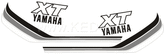 Kedo Tank Decal White / Silver / Black, 1 pair (replica) | 92021