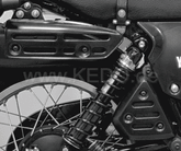 Kedo Replica Heat Shield for Silencer, long / top, black OEM reference # 1T1-14718-00 | 92043RP