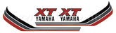 Kedo Fuel Tank Decal Red / Silver / Dark Gray, 1 pair (Replica) | 92120