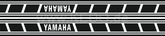 Kedo Fuel Tank Decal 'Classic' (Italic), approx. 658x60mm, black on transparent background, left and right | 92403