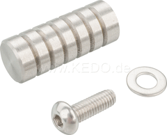 Kedo Decompression Lever Control handle for retrofitting of the direct Actuation decompression lever KTH-10053/54, stainless steel, including mounting material. | KTH-01119