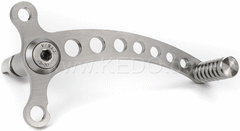 Kedo decompression Lever "Drilled", ergonomic shape for easy handling, stainless steel | KTH-10051