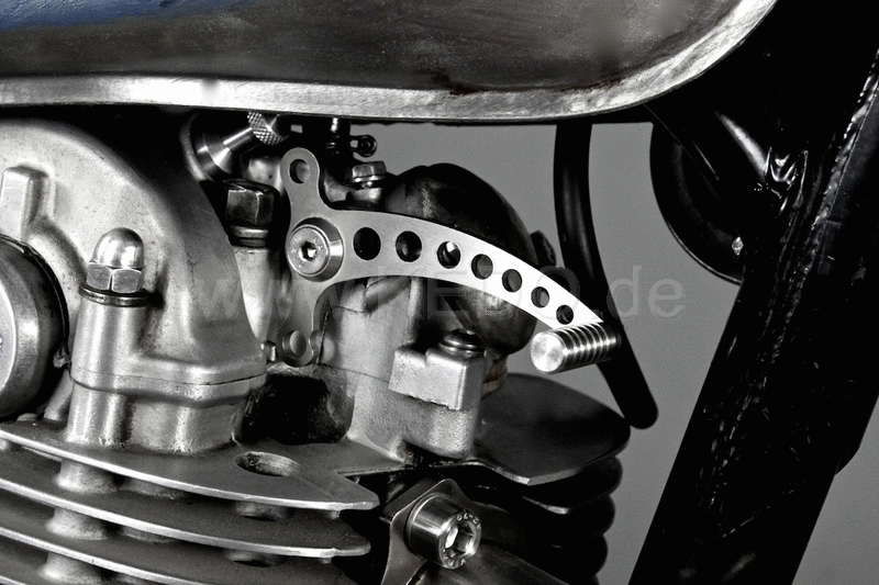 Kedo decompression Lever "Drilled", ergonomic shape for easy handling, stainless steel | KTH-10051