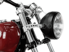 Kedo headlight bracket "Bored", high strength aluminum and stainless steel, aesthetic assembly of your headlamp with lateral fastening and M8 uptake | TH-10166.3