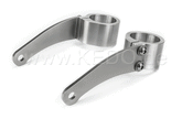 Kedo Headlamp Bracket "Pure", high-strength aluminum & stainless steel, aesthetic mounting of the headlight with lateral mounting and mounting M8 | TH-10167.1