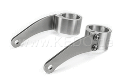 Kedo headlight bracket "pure", high strength aluminum and stainless steel, aesthetic assembly of your headlamp with lateral fastening and M8 uptake | TH-10167