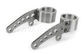 Kedo headlight bracket and turn signal support "Bored", aluminum and stainless steel, for headlights with side mounting M8 and Recording | TH-10170.3