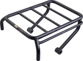 Kedo Mini Pannier Rack, Stainless Steel, Wrenchmonkees / GibbonSlap-style, black-coated, including mounting material, size 245x180mm | WM0010S