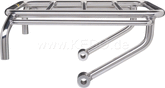 Kedo Mini Pannier Rack, Stainless Steel, Blank, Wrenchmonkees / GibbonSlap style, including mounting material, size 245x180mm | WM0010
