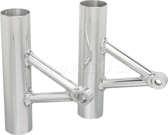 Kedo Aluminum Headlight Brackets (1 pair), polished, 1 Pair, GibbonSlap-Style (Wrenchmonkees) | WM0015