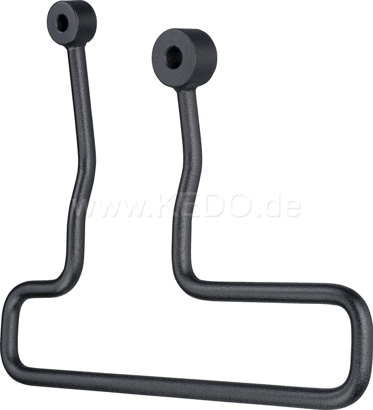 Kedo pannier rack (LH only), Black, Wrenchmonkee / GibbonSlap-Style | WM0020S