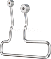 Kedo pannier rack (LH only), Stainless Steeel, Blank, Wrenchmonkee / GibbonSlap-Style | WM0020