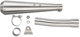 Kedo Gibbonslap Stainless Steel Silencer (NOT street legal) incl DB Killer, header pipe adapter spec. Bracket (in combination w. Center stood see # 27938) | WM0022-3