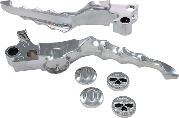 KURYAKYN LEVERS ZOMBIE FOR CABLE CLUTCH CHROME | 1047