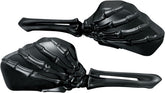KURYAKYN SKELETON HAND MIRRORS WITH BLACK STEMS AND BLACK HEADS | 1758