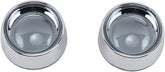 KURYAKYN DEEP DISH BEZELS FOR BULLET TURN SIGNALS SMOKE LENS CHROME BEZEL | 2107