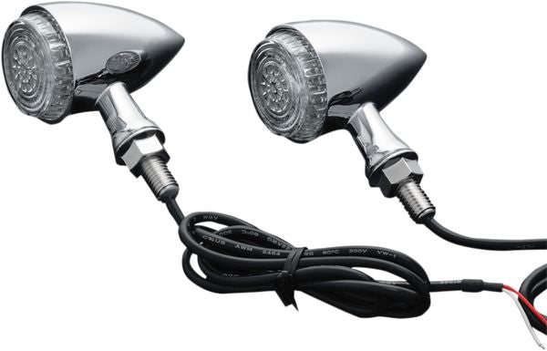 KURYAKYN TORPEDO INDICATOR LIGHTS TURN ONLY CHROME | 2508