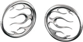KURYAKYN FRONT SPEAKER GRILLS FLAME CHROME | 3788