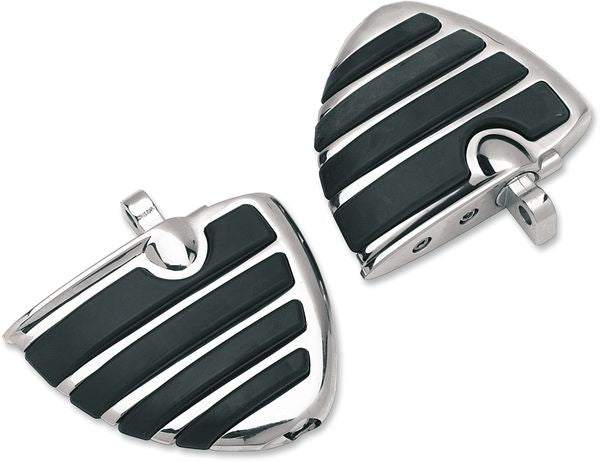 KURYAKYN ISO-WING MINI BOARDS WITH MALE MOUNT ADAPTERS CHROME | 4450