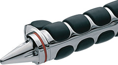 KURYAKYN HANDLEBAR END CAP STILETO CHROME | 6249