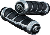 KURYAKYN GRIPS KINETIC FOR DUAL CABLE THROTTLE CHROME | 6350