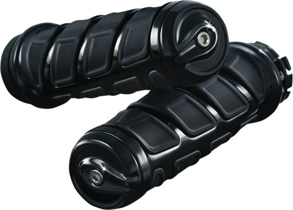 KURYAKYN GRIPS KINETIC FOR DUAL CABLE THROTTLE BLACK | 6351
