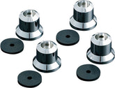 KURYAKYN LUGGAGE RACK RISERS CHROME | 7154