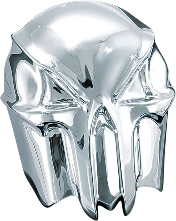 KURYAKYN HORN COVER SKULL CHROME | 7718