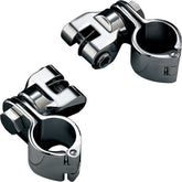 KURYAKYN PEG MOUNTS WITH 1-1/4" MAGNUM QUICK CLAMPS CHROME | 7944