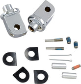KURYAKYN SPLINED ADAPTER MOUNTS FOR HONDA & YAMAHA CHROME | 8825