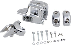 KURYAKYN CHROME BRAKE & CLUTCH CONTROL DRESS-UP KIT HD F/DUAL DISC | 9119