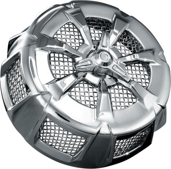 KURYAKYN AIR CLEANER COVER ALLY CAT CHROME | 9439