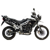Leovince NERO SLIP-ON, STAINLESS STEEL, CARBON FIBER End Cap E*-Approved for TRIUMPH TIGER 800 XC/XCA/XCX/XR/XRX (2011-2016) | 14006