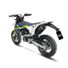 LEOVINCE SBK NERO 1/1 HUSQVARNA 701 SUPERMOTO/ENDURO/ENDURO LR INOX with catalyst ECE/EU-APPROVED STAINLESS STEEL FULL SYSTEM | 14075K