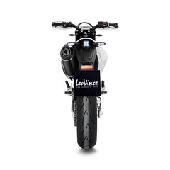 LEOVINCE SBK NERO 1/1 HUSQVARNA 701 SUPERMOTO/ENDURO/ENDURO LR INOX with catalyst ECE/EU-APPROVED STAINLESS STEEL FULL SYSTEM | 14075K