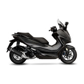 LEOVINCE SBK NERO HONDA FORZA 125 INOX with catalyst ECE/EU-APPROVED STAINLESS STEEL FULL SYSTEM | 14076K