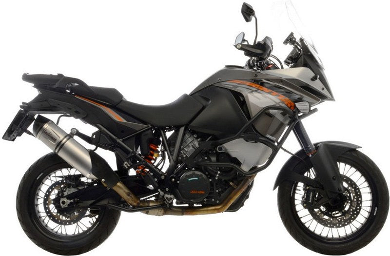 Leovince LV ONE EVO SLIP-ON, STAINLESS STEEL, CARBON FIBER End Cap E*-Approved for KTM 1050 ADVENTURE (2015-2016) | 14159E