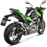 Leovince LV PRO SLIP-ON, STAINLESS STEEL, CARBON FIBER End Cap Ece-Approved for KAWASAKI Z 900 (2017-2019) | 14171E