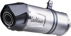 Leovince LV ONE EVO FULL SYSTEM1/1, STAINLESS STEEL, CARBON FIBER End Cap Db(A) Compliant for HUSQVARNA 701 ENDURO (2017-2019) | 14232E