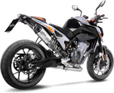 Leovince LV ONE EVO SLIP-ON, STAINLESS STEEL, CARBON FIBER End Cap Ece-Approved for KTM 790 DUKE (2018-2019) | 14253E