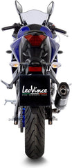 Leovince LV PRO SLIP-ON, STAINLESS STEEL, CARBON FIBER End Cap Ece-Approved for YAMAHA MT-03 (2018-2019) | 14257E