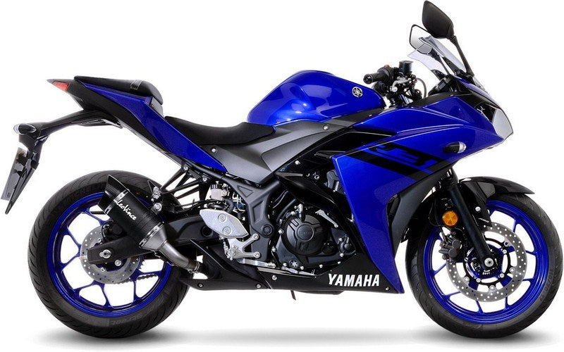 Leovince LV PRO SLIP-ON, CARBON FIBER, CARBON FIBER End Cap Ece-Approved for YAMAHA MT-03 (2018-2019) | 14258E