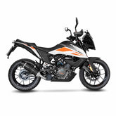 LEOVINCE SBK LV ONE EVO BLACK KTM 390 ADVENTURE INOX ECE-APPROVED STAINLESS STEEL SLIP-ON | 14346EB